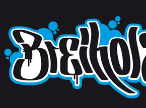 Breiholz graffiti - logotype design // 2 images